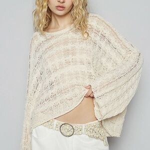 Women's Cream Sweater - POL
